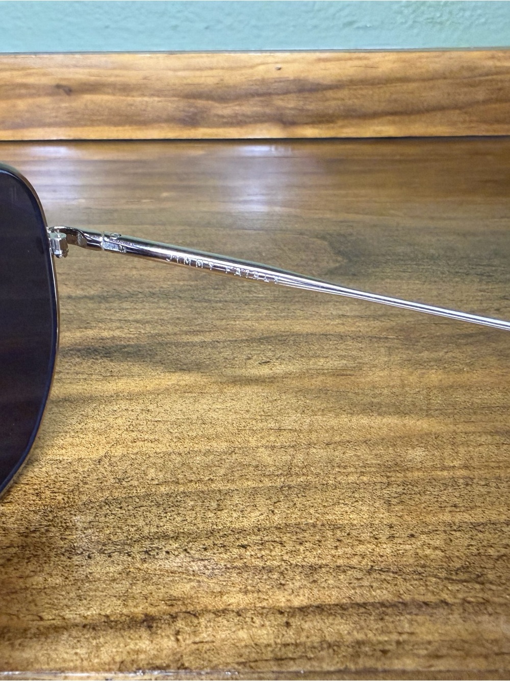 Silver Frame Sunglasses with Dark Lenses